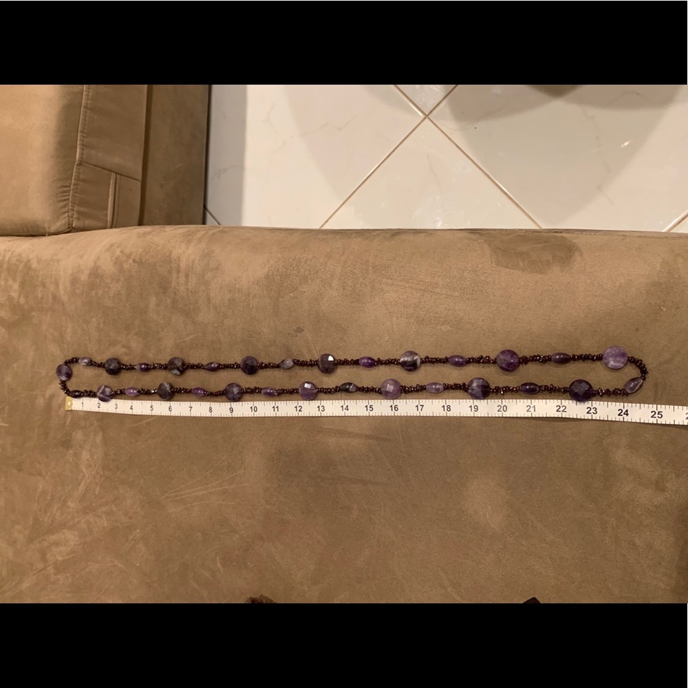 SOLD JAY KING MINE FINDS AMETHYST BEADED NECKLACE - Picture 8 of 8
